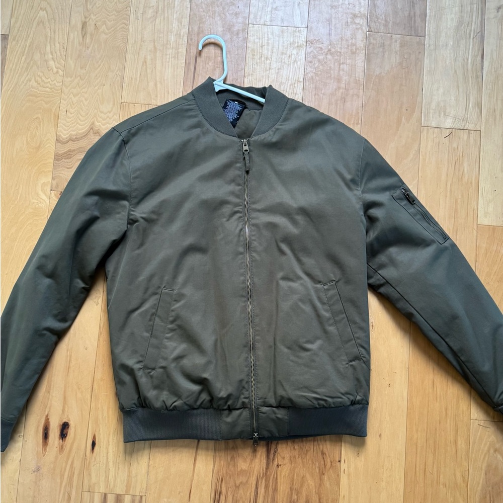 Olive Green Bomber Jacket